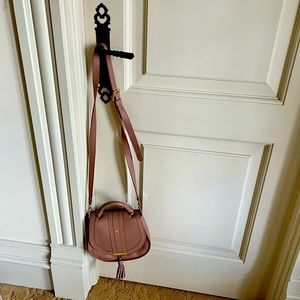 Demellier mini Venice blush pink bag EUC